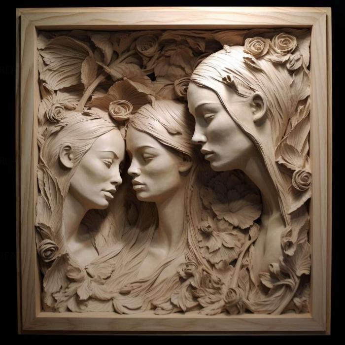 نموذج ثلاثي الأبعاد لآلة CNC 3D Art 